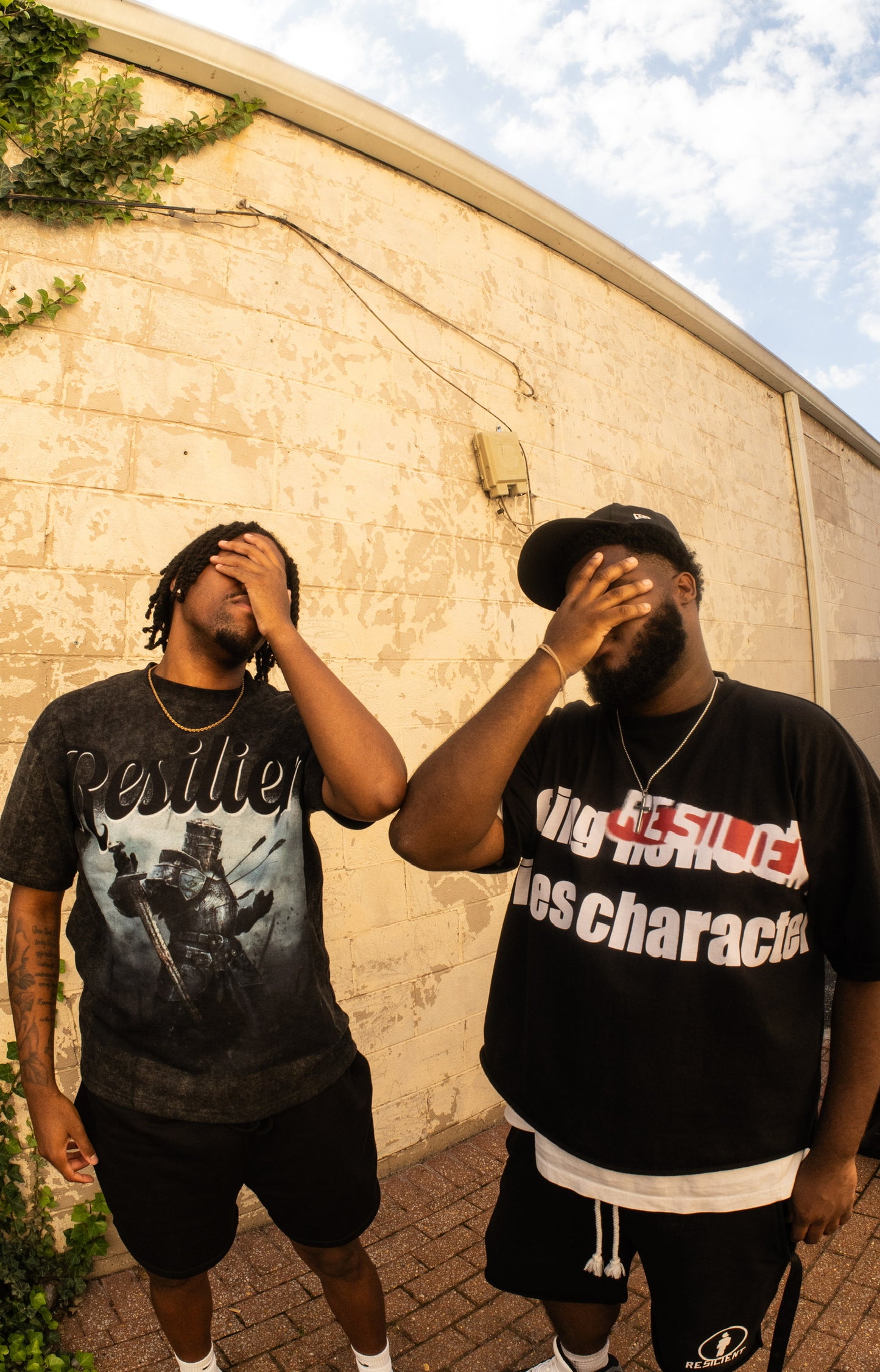 Black "Being Resilient Defines Character" Tee