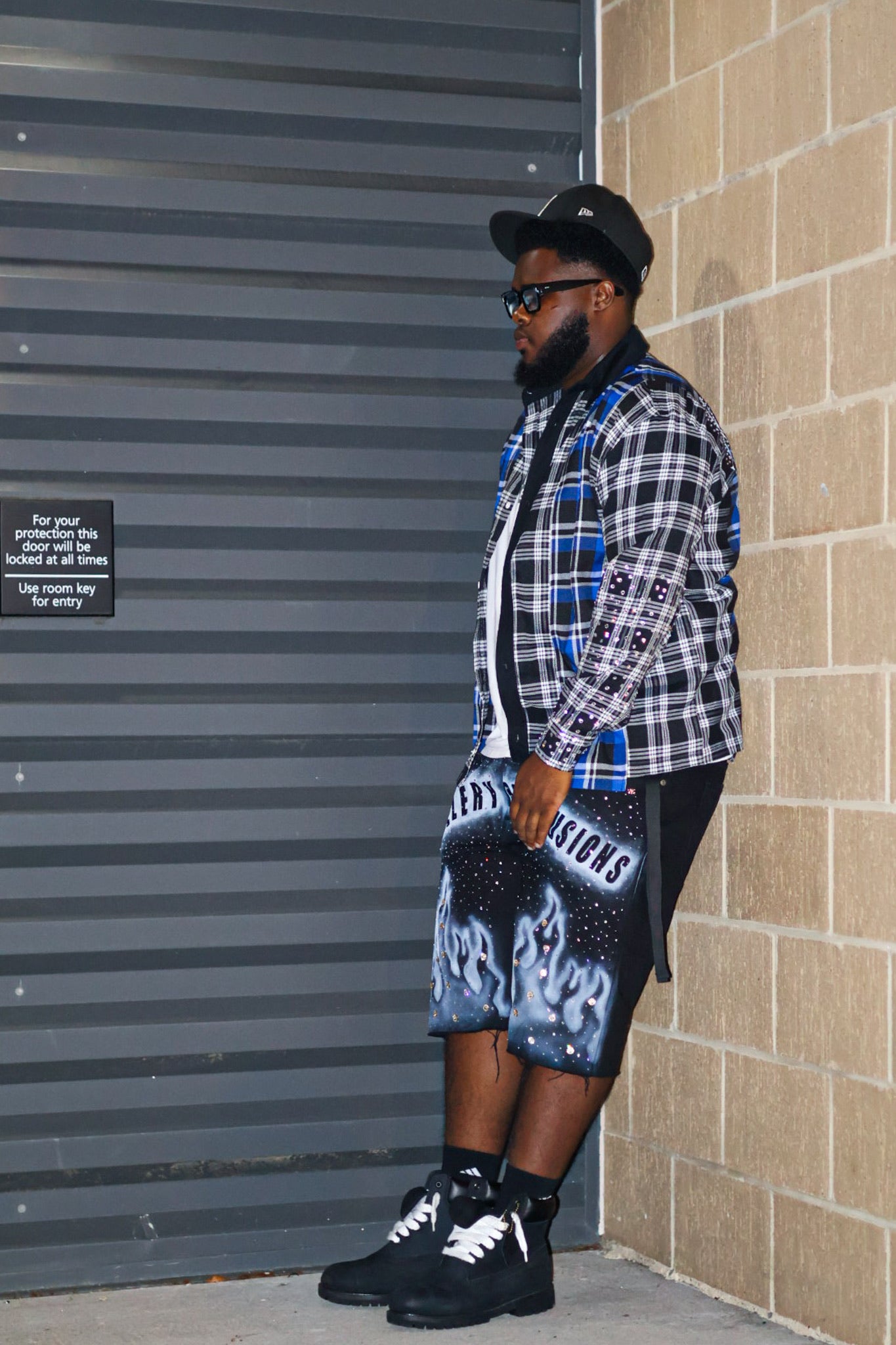 Black/Blue "Resilient" Flannel