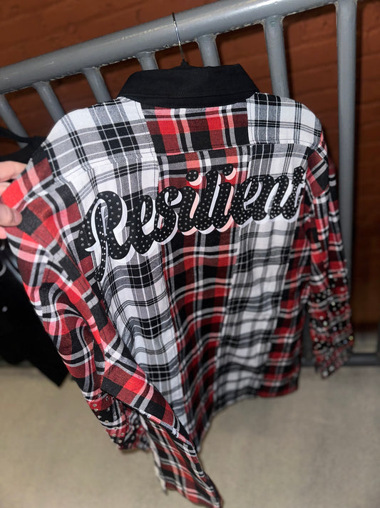 Red/White "Resilient" Flannel